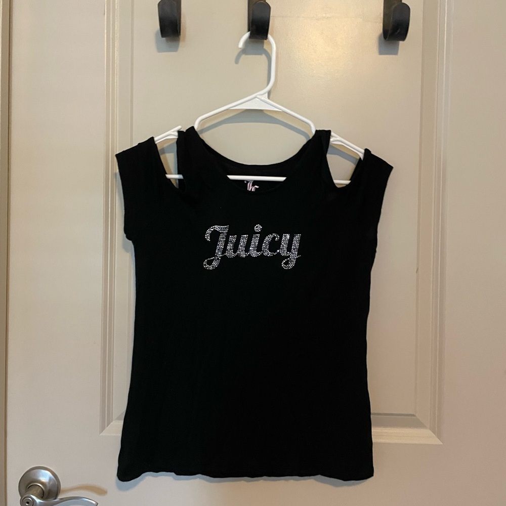 Juicy off the Shoulder Top | Black